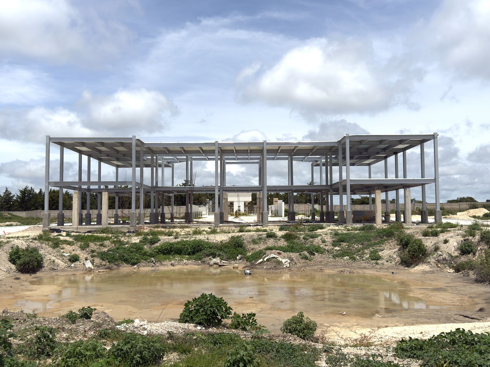 Casa club en obra